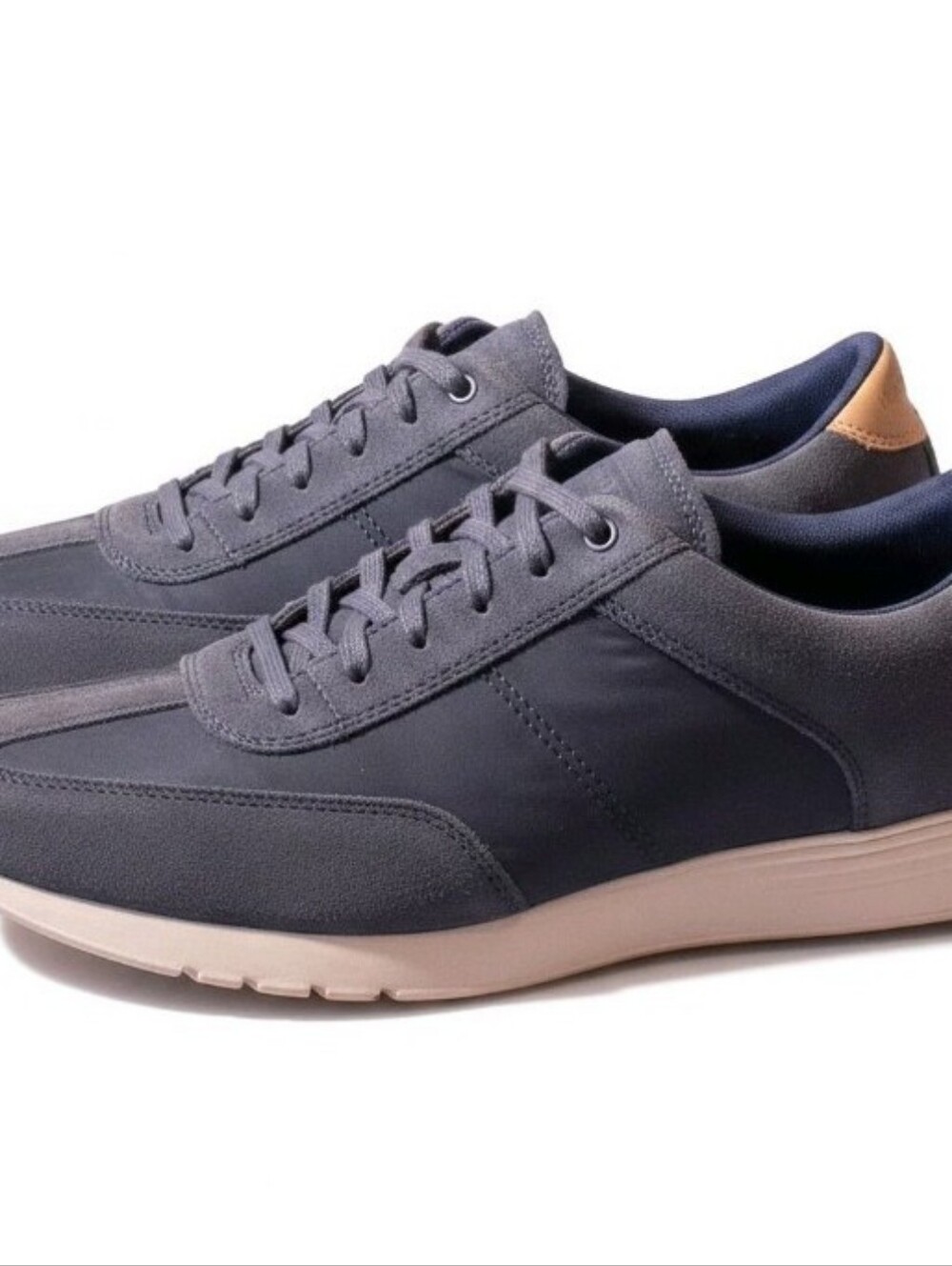 COLE HAAN Mens 9M Grand.OS Athletic Casual Comfort Sneakers Lace Up Low Top Blue